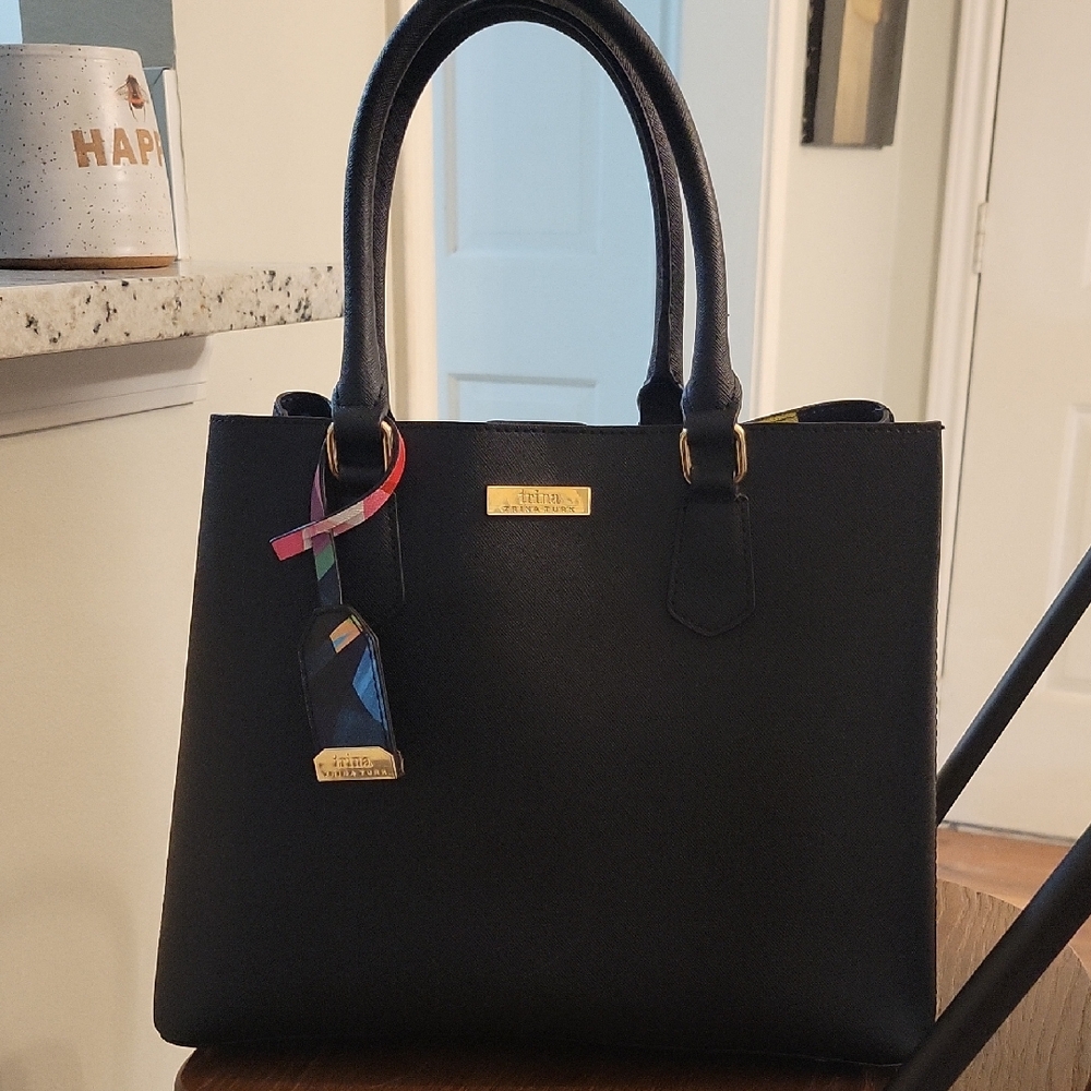 Tina Turk Classic Black Tote Bag